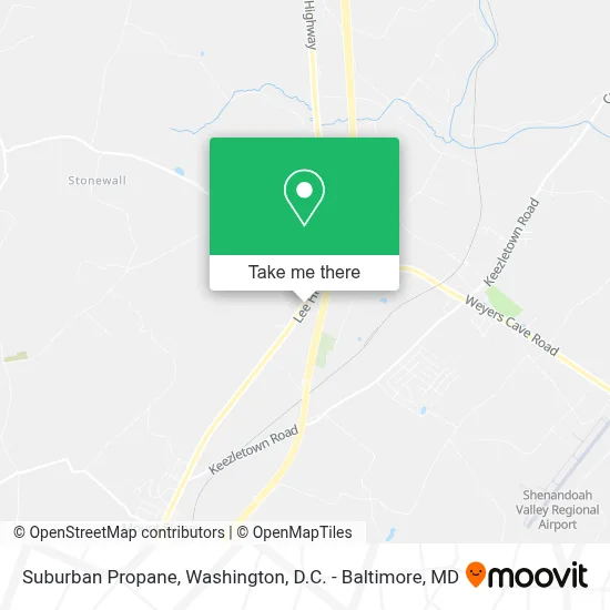 Suburban Propane map
