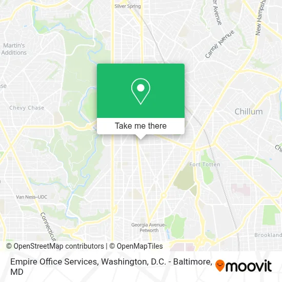 Empire Office Services map