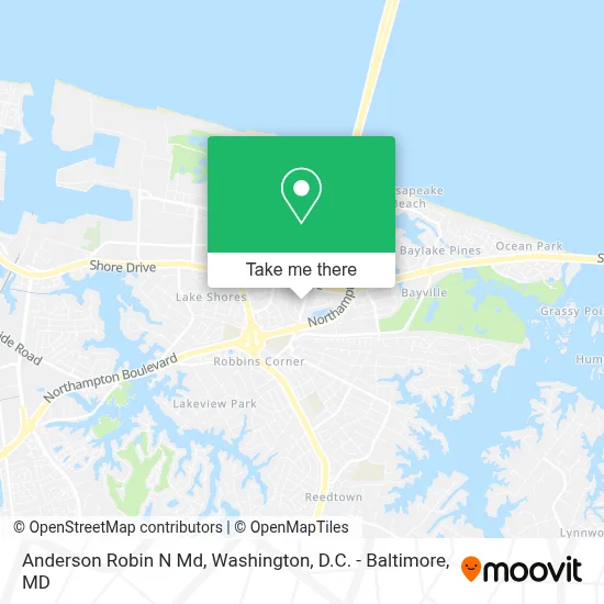 Anderson Robin N Md map