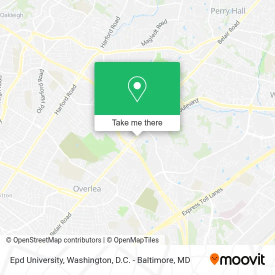 Epd University map