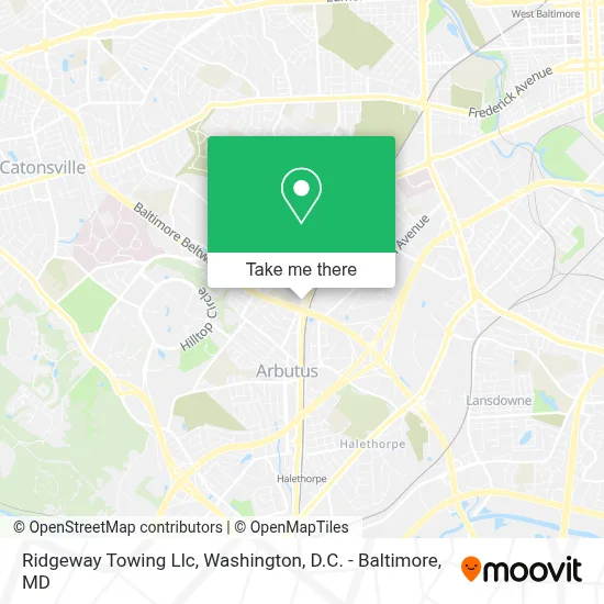 Ridgeway Towing Llc map