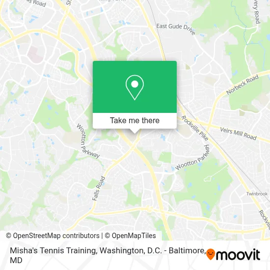 Misha's Tennis Training map