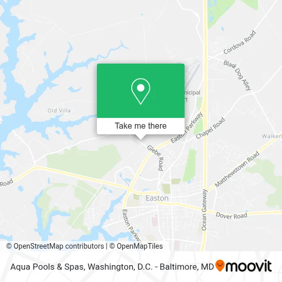 Aqua Pools & Spas map