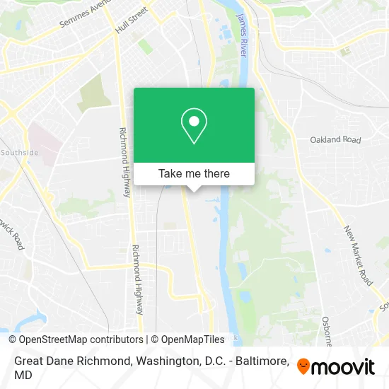 Great Dane Richmond map
