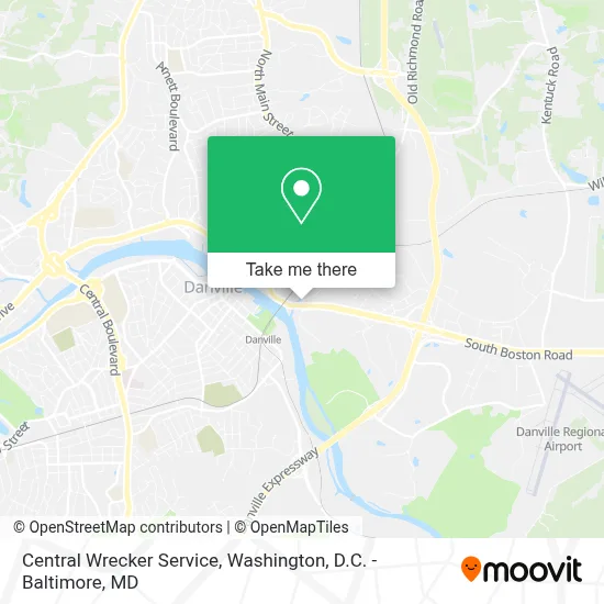 Central Wrecker Service map