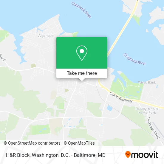 H&R Block map