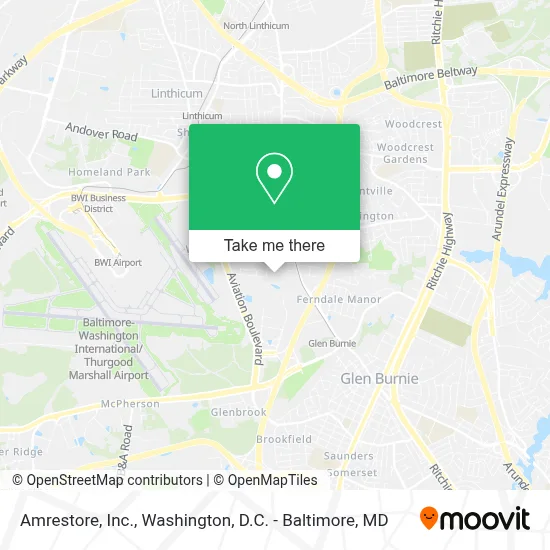 Amrestore, Inc. map