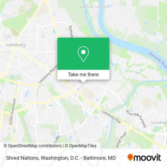 Shred Nations map