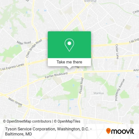 Tyson Service Corporation map