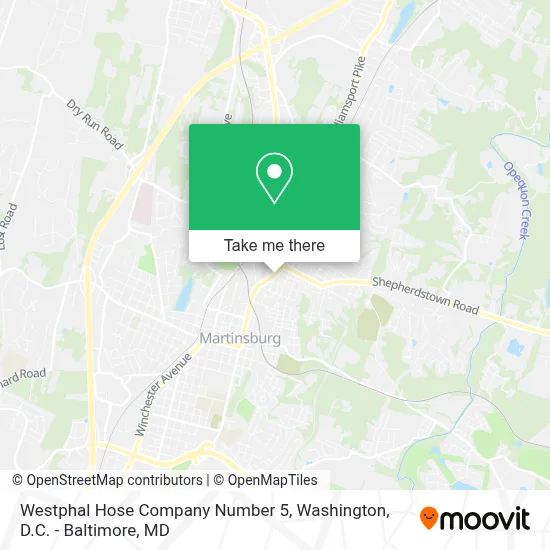 Westphal Hose Company Number 5 map
