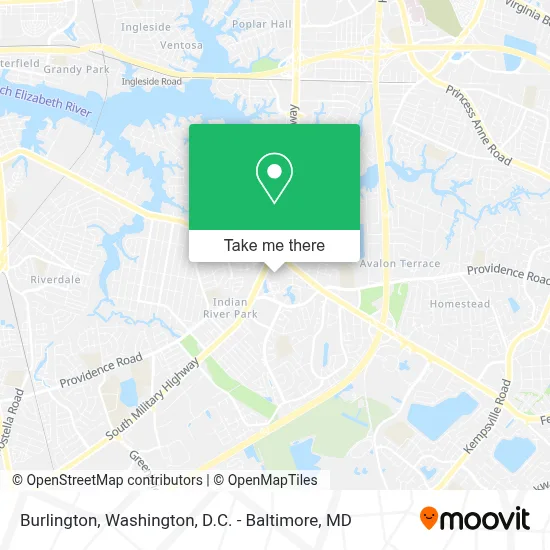 Burlington map