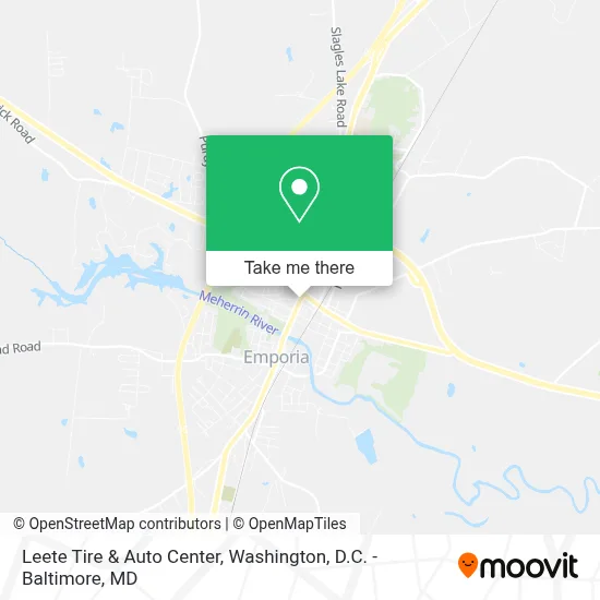 Leete Tire & Auto Center map