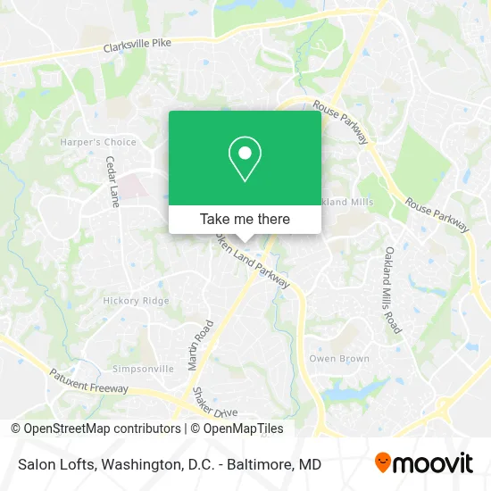 Salon Lofts map