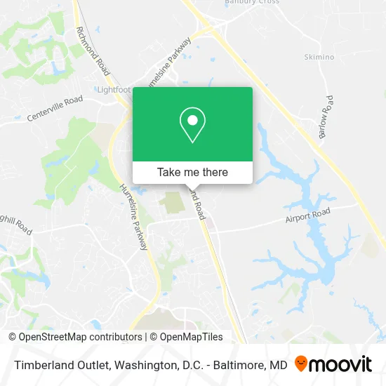 Timberland Outlet map