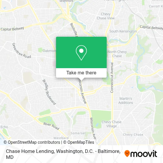 Chase Home Lending map