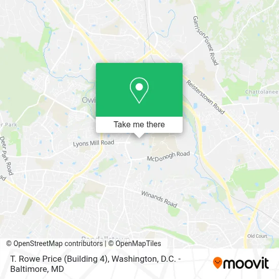 T. Rowe Price (Building 4) map