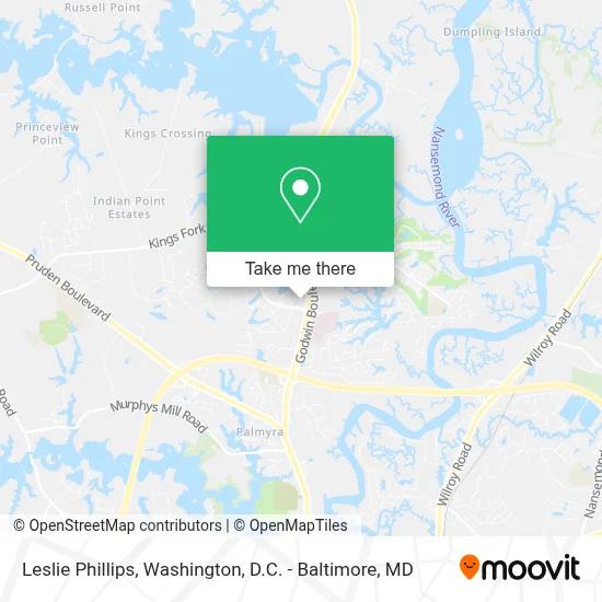 Leslie Phillips map