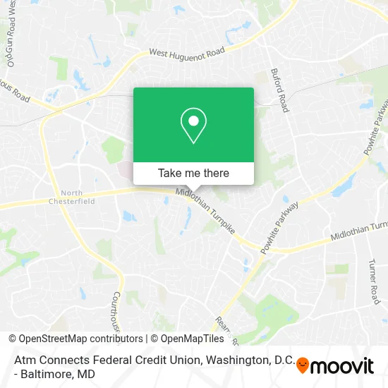 Atm Connects Federal Credit Union map