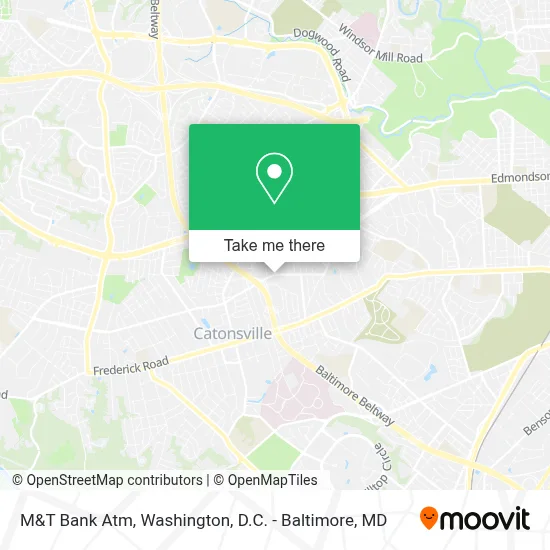 M&T Bank Atm map