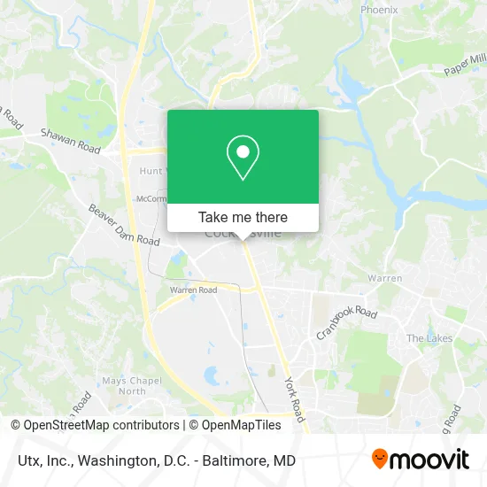 Utx, Inc. map