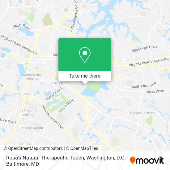 Rosa's Natural Therapeutic Touch map