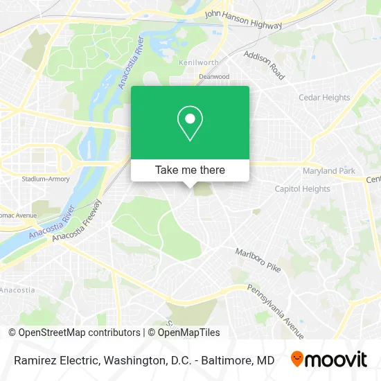 Ramirez Electric map
