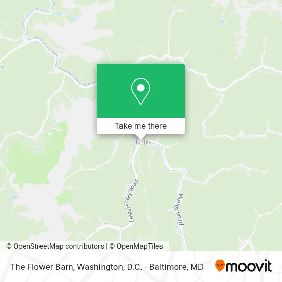 The Flower Barn map