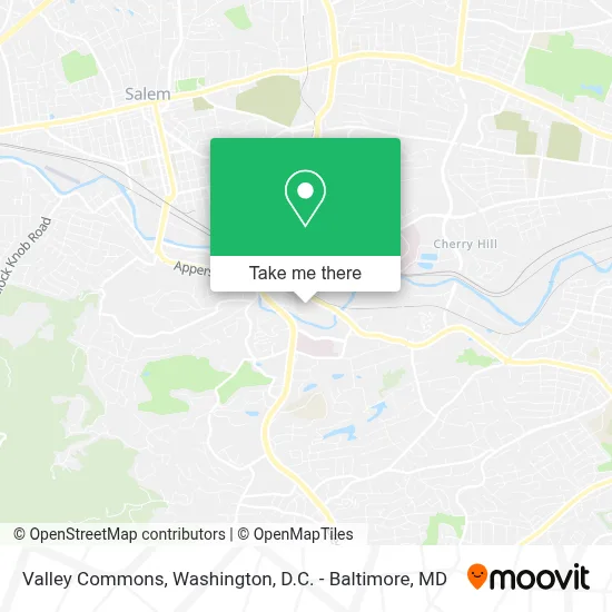 Valley Commons map
