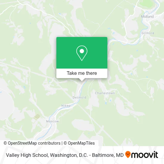 Valley High School map