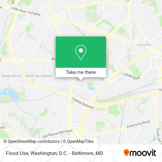 Flood Usa map