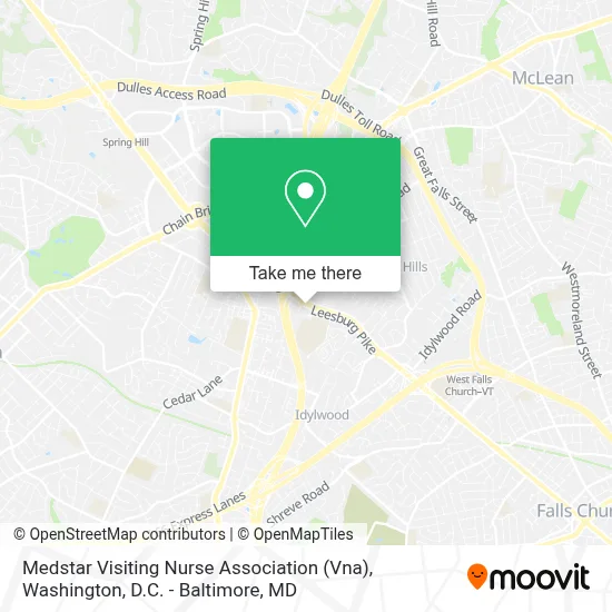 Medstar Visiting Nurse Association (Vna) map