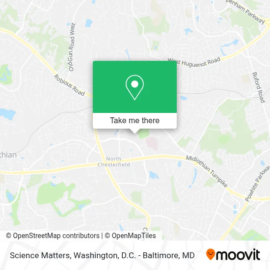 Science Matters map