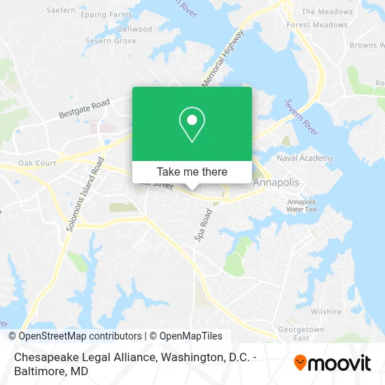 Chesapeake Legal Alliance map