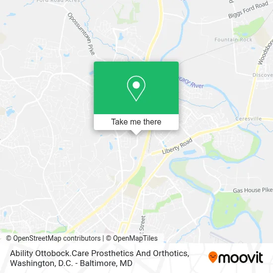 Ability Ottobock.Care Prosthetics And Orthotics map