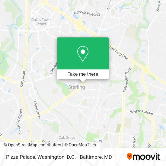 Pizza Palace map