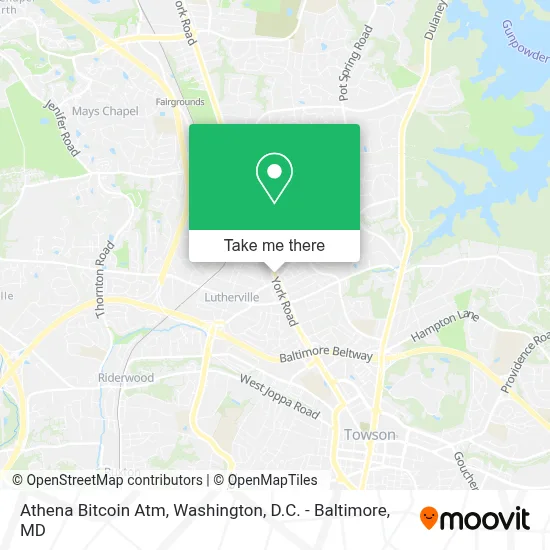 Athena Bitcoin Atm map