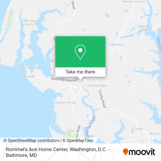 Rommel's Ace Home Center map