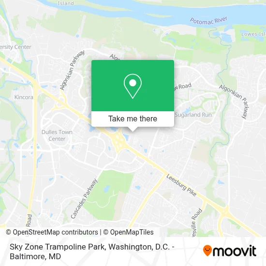 Sky Zone Trampoline Park map