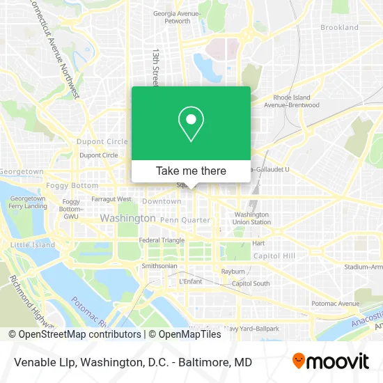 Venable Llp map