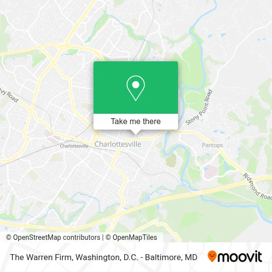 The Warren Firm map