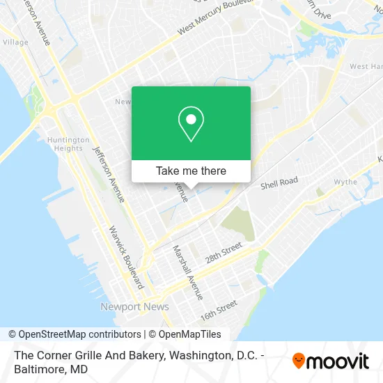 The Corner Grille And Bakery map