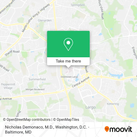 Nicholas Demonaco, M.D. map