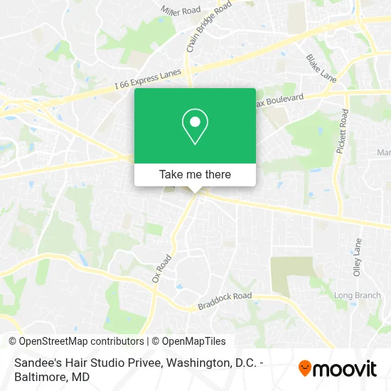 Sandee's Hair Studio Privee map