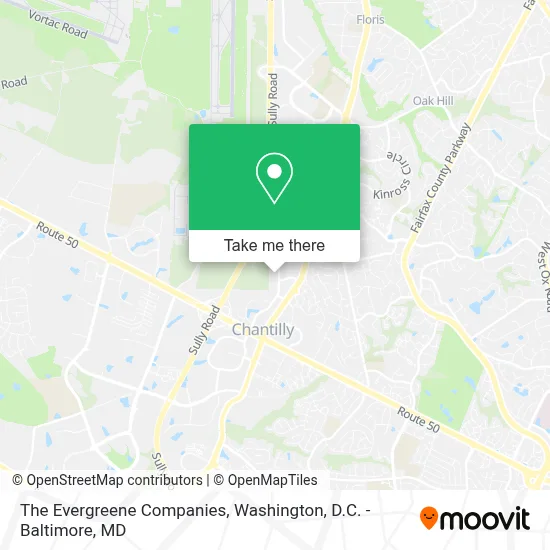 The Evergreene Companies map
