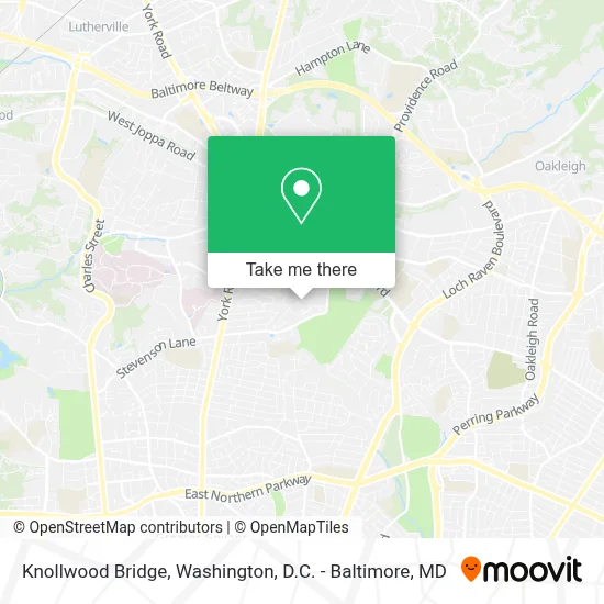 Knollwood Bridge map