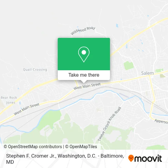 Stephen F. Cromer Jr. map