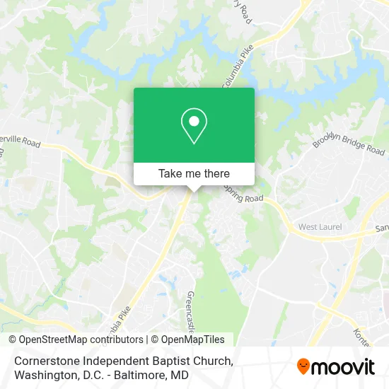 Cornerstone Independent Baptist Church map