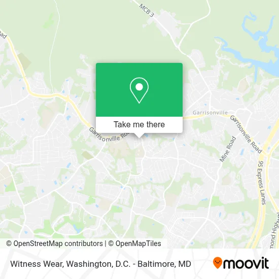 Witness Wear map