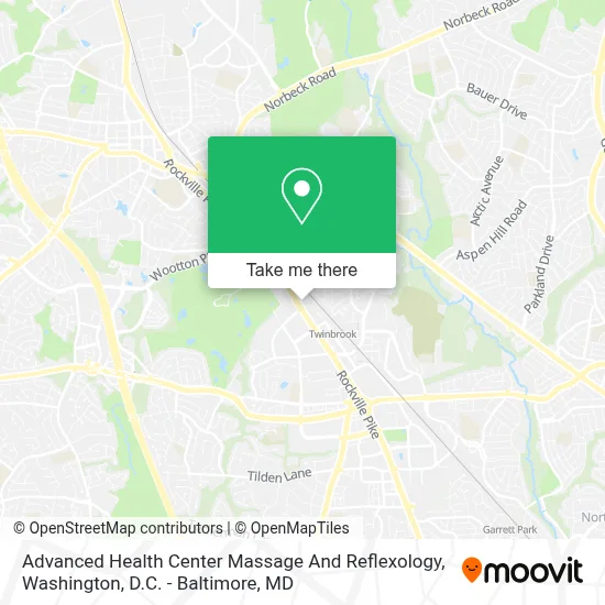 Advanced Health Center Massage And Reflexology map
