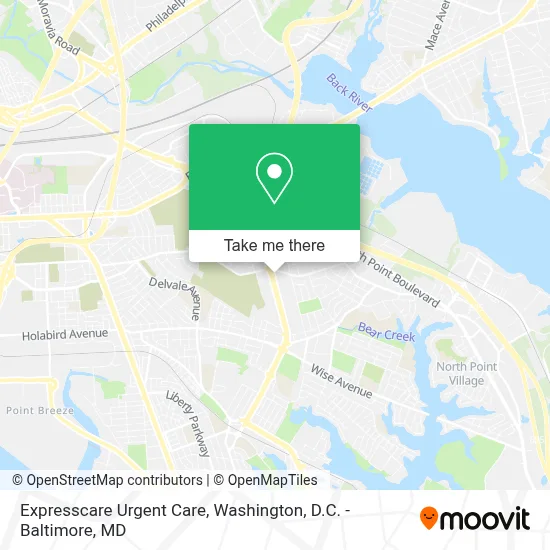 Expresscare Urgent Care map